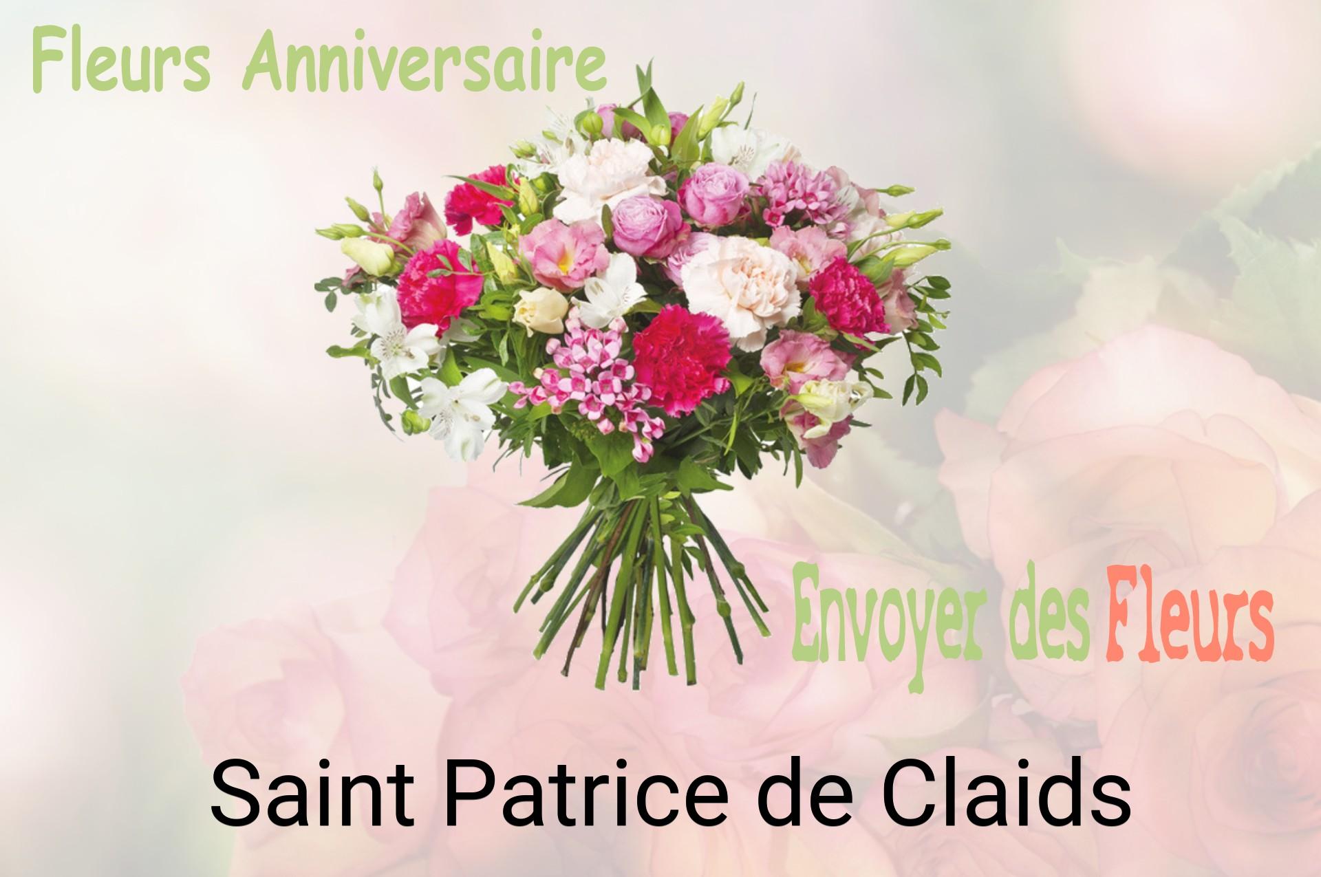 Bouquet de fleurs d’anniversaire livré à Saint-Patrice-de-Claids