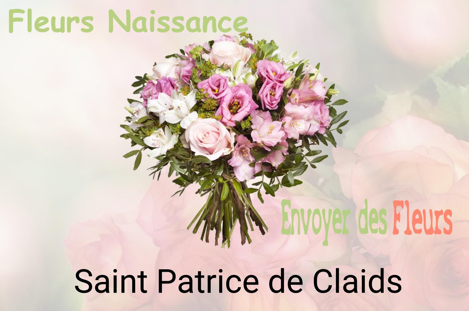 Bouquet de fleurs de naissance livré à Saint-Patrice-de-Claids